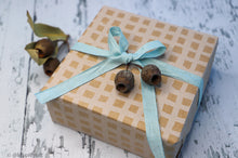 Load image into Gallery viewer, Gingham Kraft Wrapping Paper ~ COST PRICE!
